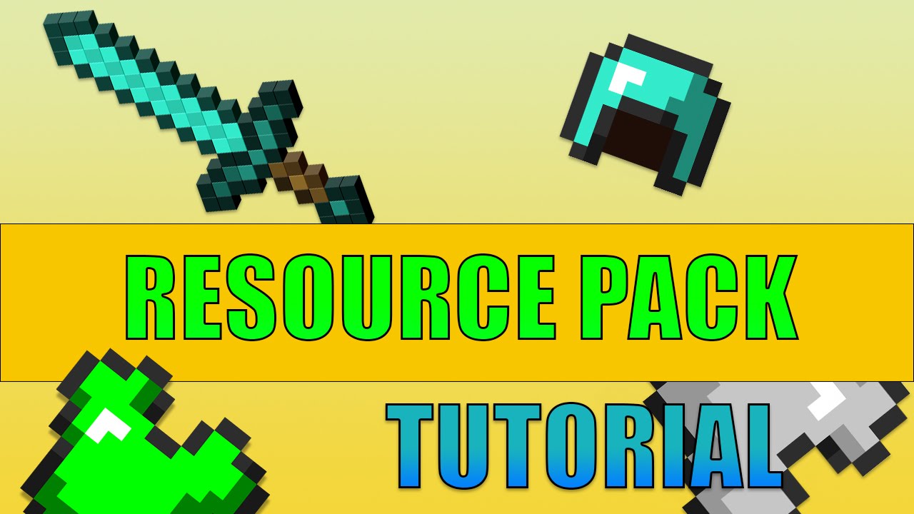 make your own resource pack minecraft